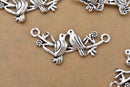 Antique Silver Love Birds Pendant Charms For Jewelry Makings 