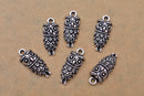 Antique Silver Owl Pendant Charms For Jewelry Makings 