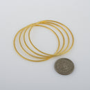 Gold Earring Connector Circle Rings For Jewelry Makings 