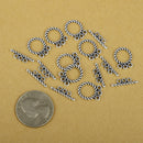 Antique Silver Plated Bali Toggle T Bar Clasps - 12mm