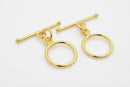 Simple Gold Toggle Clasps For Jewelry Makings