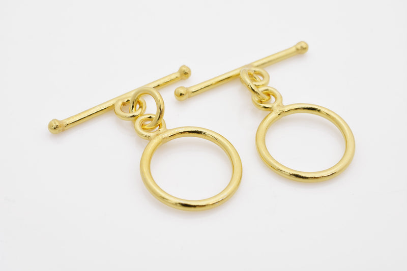 Simple Gold Toggle Clasps For Jewelry Makings