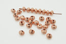 Copper Bicone Saucer Beads For Jewelry Makings 
