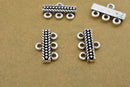 Antique Silver Space End Bar Links Strand Reducer For Jewelry Makings 