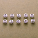 7mm Silver Plated Bali Spacer Beads