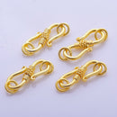 Gold Plated S Hook Bali Clasps