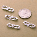 Silver S Hooks Clasps For Jewelry Making