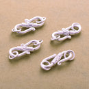 Silver S Hooks Clasps For Jewelry Making