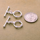 Silver Rope Toggle Clasps For Jewelry Makings