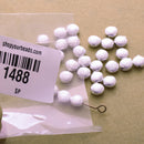 Silver Plated 6mm Saucer Spacer Beads