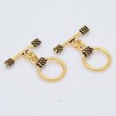 Antique Gold Bali Toggle Clasps For Jewelry Makings