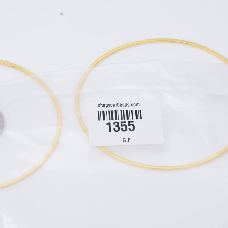 Gold Plated Connector Ring Links