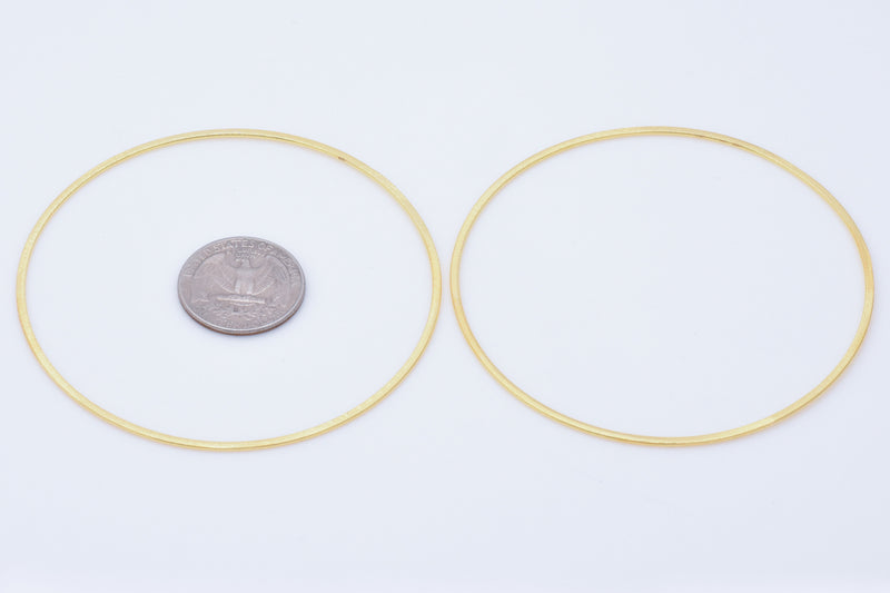 Gold Earring Connector Circle Links For Jewelry Makings 