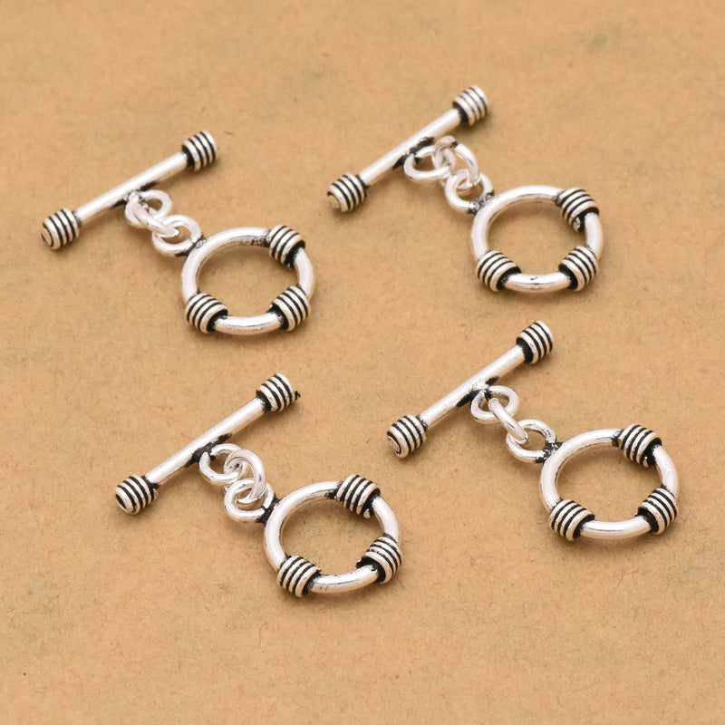 Antique Silver Toggle Clasps For Jewelry Makings