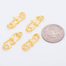 Gold Plated S Hook Clasps Closures