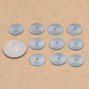 Black Gunmetal Plated Heishi Flat Disc Spacer Beads - 16mm