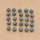 5mm Antique Silver Plated Bali Spacer Beads