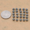 5mm Antique Silver Plated Bali Spacer Beads