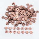 Antique Copper Heishi Flat Disc Spacer Beads - 10mm