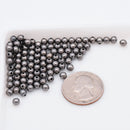 4mm Gunmetal(Black) Plated Round Ball Spacer Beads