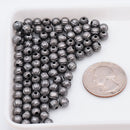 Black Gunmetal Plated 5mm Corrugated Ball Spacer Beads