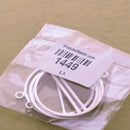 Silver Plated Round Earring Connector Charms