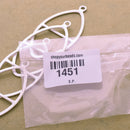 Silver Plated Marquise Earring Connector Charms