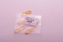 Gold Plated S Hook Clasps - 32mm