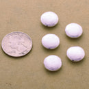 Silver Plated 12mm Saucer Spacer Beads