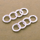 Silver Washer Rings Connectors Links Charms For Jewelry Makings 
