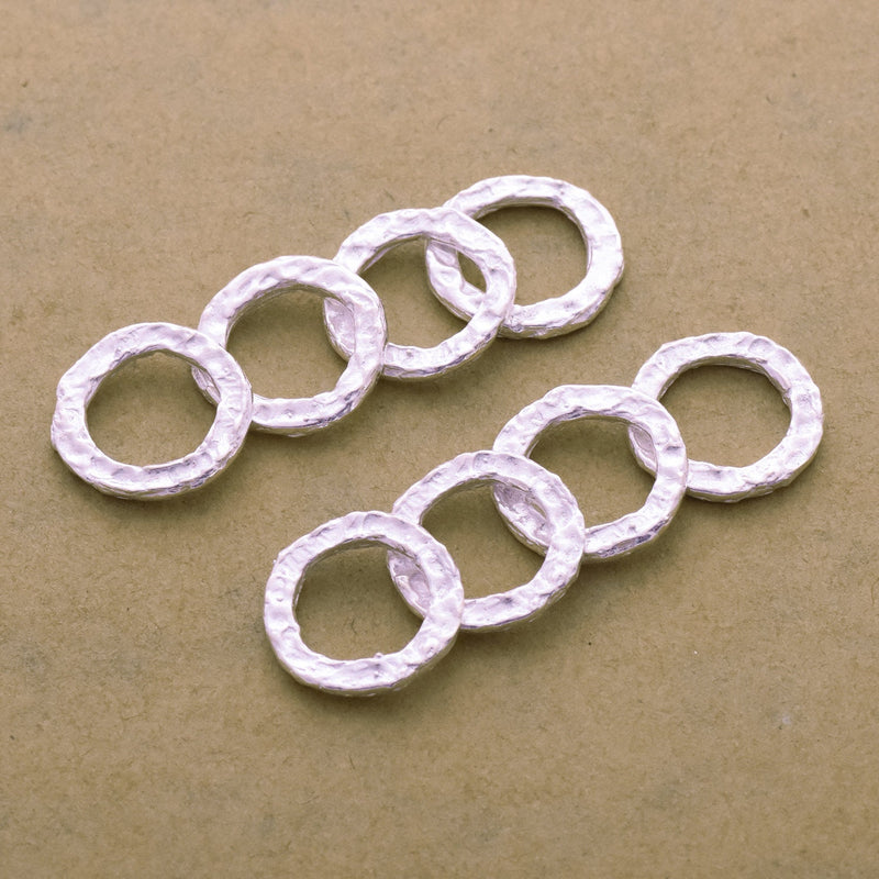Silver Washer Rings Connectors Links Charms For Jewelry Makings 