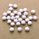 Silver Plated 6mm Saucer Spacer Beads