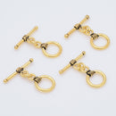 Antique Gold Rope Toggle Clasps For Jewelry Makings