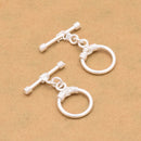Silver Rope Toggle Clasps For Jewelry Makings