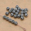 5mm Antique Silver Plated Bali Spacer Beads