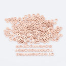 Rose Gold Plated Heishi Flat Disc Spacer Beads - 3mm