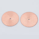 Copper Brushed Flat Spacers Heishi Disc Beads For Jewelry Makings 