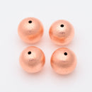 16mm Copper Round Ball Spacer Beads