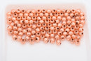 Copper 5mm Corrugated Ball Spacer Beads