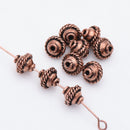 Antique Bali Copper Beads Spacers For Jewelry Makings 