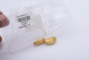 Gold Plated Nugget Spacer Beads - 23mm