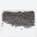 3mm Gunmetal (Black) Plated Round Ball Spacer Beads