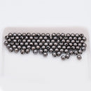 4mm Gunmetal(Black) Plated Round Ball Spacer Beads