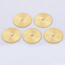 Gold Brushed Flat Spacers Heishi Disc Beads 