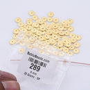 Gold Flat Disc Heishi Spacers Beads For Jewelry Makings