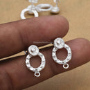 Silver Plated Bali Earring Studs