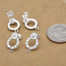 Silver Plated Bali Earring Studs