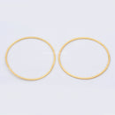 Gold Earring Connector Links Circle For Jewelry Makings 