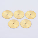 Gold Brushed Flat Spacers Heishi Disc Beads 