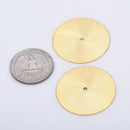 Gold Plated Heishi Flat Disc Spacer Beads - 32mm